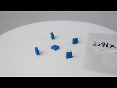 3296X 0.5W Multiturn Cermet Trimmer Potentiometer Ajuste lateral do trimpot