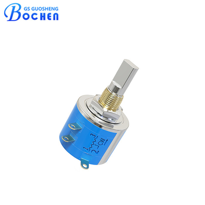 Potenciômetro de ferida de fio de precisão 10k Multi Turn Pot WXD10 2w 10k Ohm 10 Turn