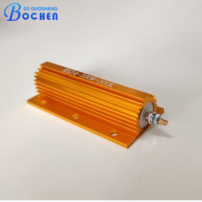 BOCHEN RX24 25W 50W 100W Resistores de Alumínio Dourado em Cabos de Armadilha Transductor Resistores de Frenagem