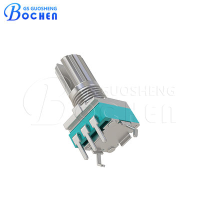 097NB Potenciômetros industriais rotativos de giro único, com filme de carbono com eixo de moagem